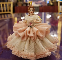 Dresden Lace Porcelain Figure